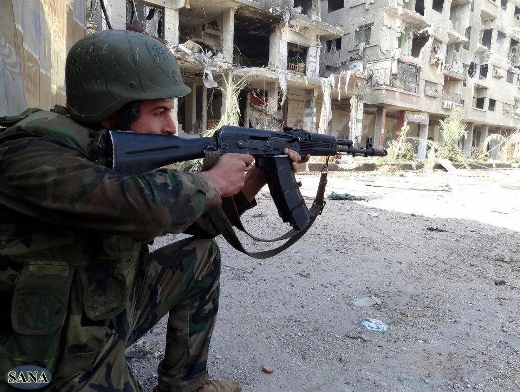 Syrian troops battle-test latest Kalashnikovs