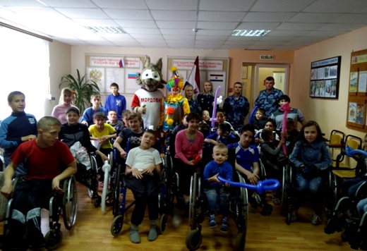 Сотрудники УФСИН по Мордовии в День защиты детей порадовали воспитанников подшефных интернатов