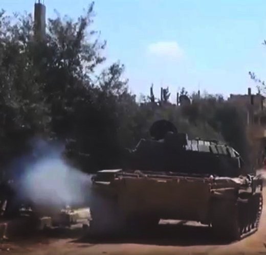 В Сирии Т-55 Асада снова удивил непробиваемой всеракурсной защитой