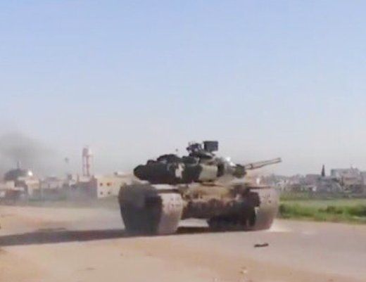 t_90a_v_sirii_1_1 Т-90А в руках террористов ИГИЛ активно воюет на фронте