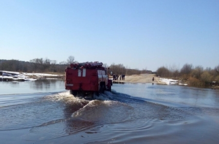 В Мордовии из-за подъема воды закрыто движение на 10 мостах