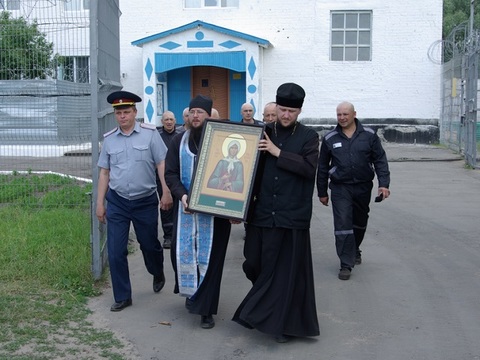 Икону святой Ксении Петербургской провезли по исправительным учреждениям Мордовии