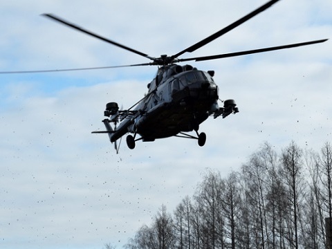 В Мордовии задействовали вертолет МИ-8, чтобы обнаружить лагерь условных террористов