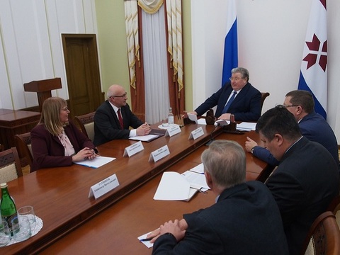 Владимир Волков провел встречу с руководителем Отделения Посольства Республики Беларусь в Нижнем Новгороде Александром Власовым