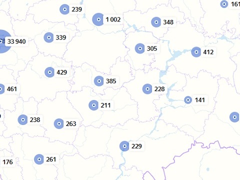 Мордовия: статистика подтвержденных случаев COVID-19 по районам