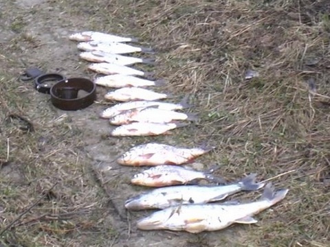 За рыбалку с сетью транспортная полиция Рузаевки задержала 2 человек