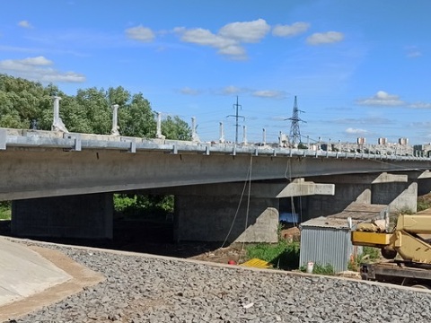 Новый мост через Инсар в Саранске должен быть завершен в сентябре