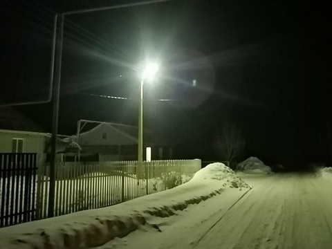 Жительница Ельниковского района через соцсети сообщила о неработающих уличных фонарях