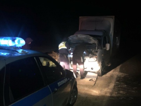 В Мордовии сотрудники ГИБДД помогли водителю отремонтировать его грузовик