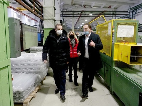 Артём Здунов осмотрел производственные площадки Ардатовского светотехнического завода