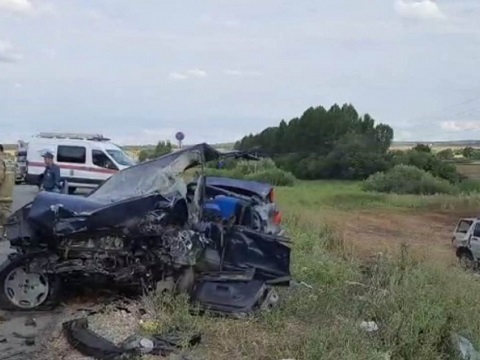 В Мордовии 3 человека погибли и 4 пострадали в результате столкновения Peugeot 207 и Audi 80