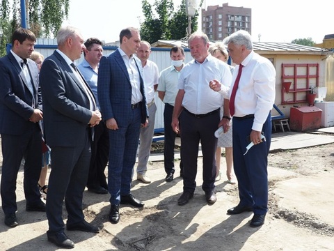 Артём Здунов поручил увеличить темпы строительства детского сада на Кирова в Саранске