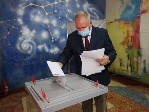 Владимир Сидоров принял участие в Едином дне голосования