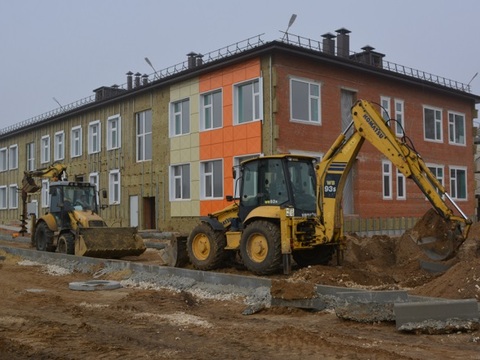В Зубово-Полянском районе строят новый детский сад на 90 мест