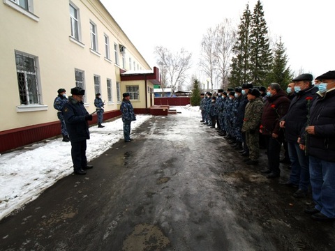 В ОК УФСИН России по Мордовии открыли памятную доску ветеранам локальных войн