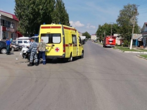 В Мордовии столкнулись Honda Shadow и УАЗ, мотоциклист госпитализирован