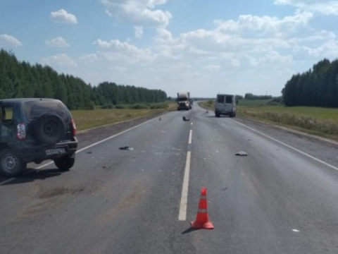 В Мордовии водитель «Шевроле Нива» пострадал, столкнувшись с фургоном Mercedes-Benz