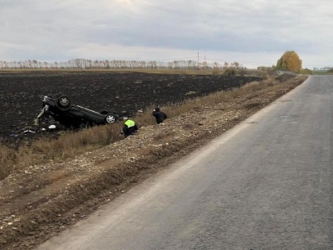 В Мордовии «Рено Логан опрокинулся в кювет, пострадал 40-летний водитель