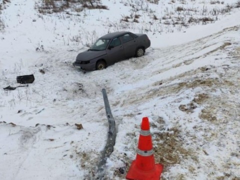 72-летний водитель «десятки» опрокинулся в кювет в Рузаевском районе Мордовии