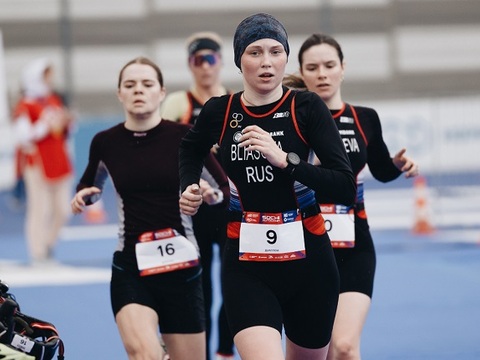 Представительницы Мордовии Арианна Блясова и Алина Малышева завоевали награды Кубка четырёх колец по дуатлону-спринт