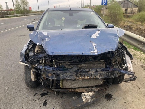 75-летний водитель «Лады Калины» пострадал в столкновении с «Фордом» в Мордовии