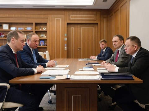 Глава Мордовии встретился с Министром строительства и ЖКХ России Иреком Файзуллиным