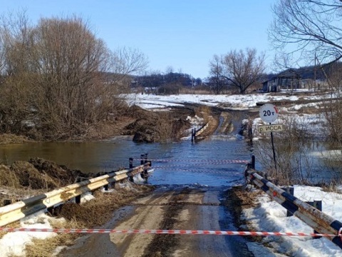 В Мордовии подтоплено 5 низководных мостов