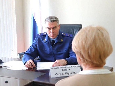 Прокурор Мордовии провел личный прием граждан в приемной Президента РФ в РМ
