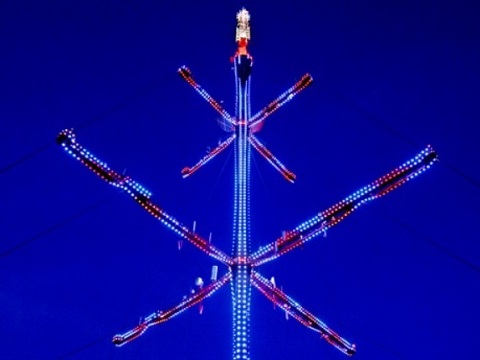 Праздничная подсветка украсит телевизионную мачту в Саранске 1 мая