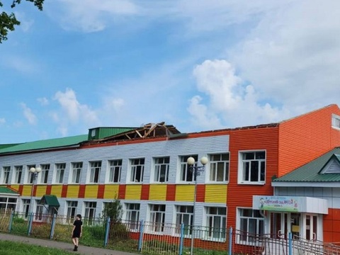 В селе Горяйновке г.о. Саранск продолжают устранять последствия урагана