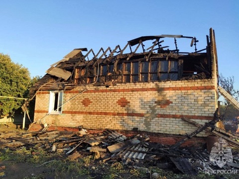 В Мордовии дети жарили хлеб на костре и сожгли свой дом