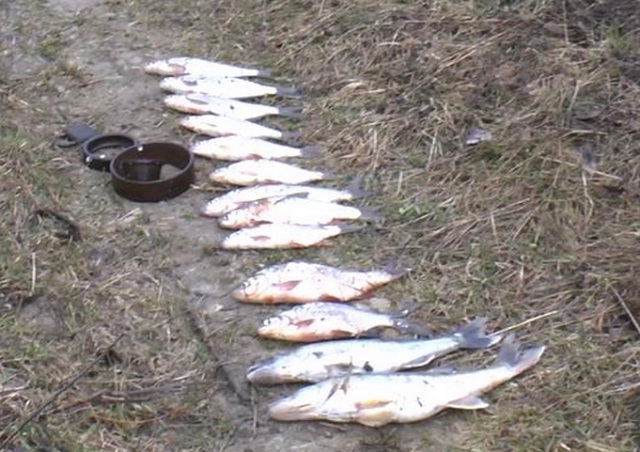 За рыбалку с сетью транспортная полиция Рузаевки задержала 2 человек