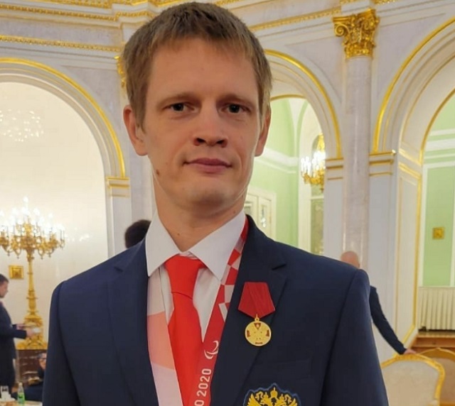 Паралимпиец Евгений Швецов награжден Орденом Славы Республики Мордовия I степени