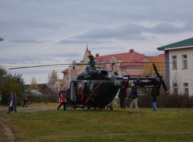 Тяжелых пациентов из дальних районов Мордовии транспортируют в клиники на вертолете 