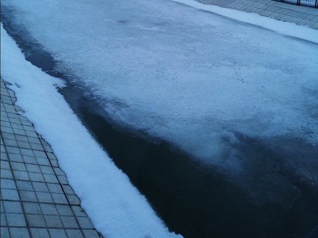 Подъем воды в Саранске пока сдерживают зимние заморозки