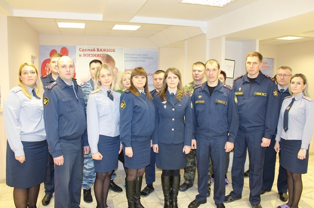 Сотрудники УФСИН по Мордовии сдали кровь в рамках донорской акции