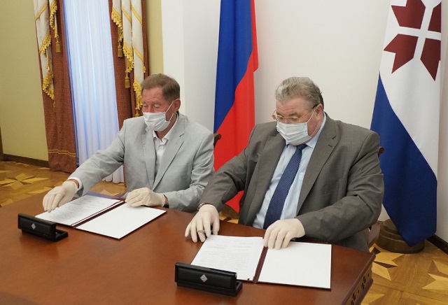 Подписано соглашение между Мордовией и Российским Союзом строителей