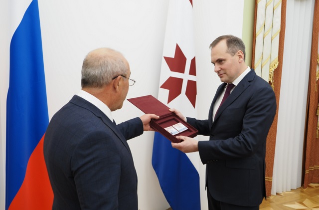 Артём Здунов получил удостоверение об избрании его Главой Республики Мордовия