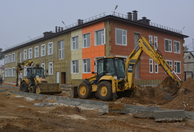 В Зубово-Полянском районе строят новый детский сад на 90 мест