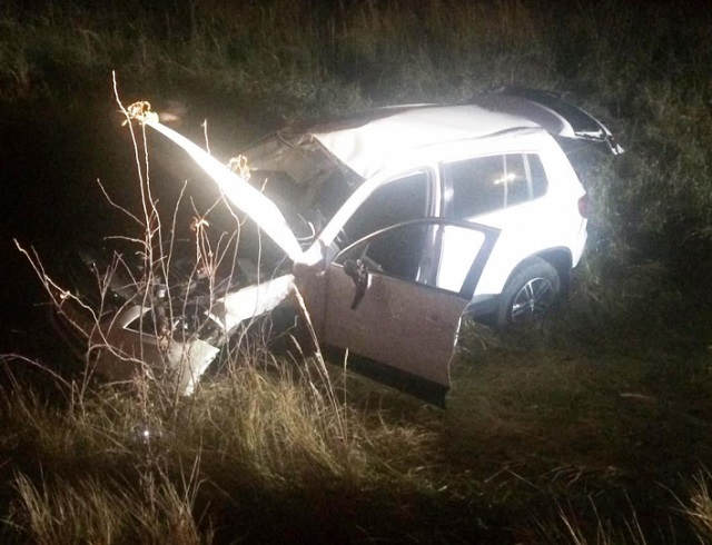 В Мордовии Volkswagen Tiguan опрокинулся в кювет, 28-летний водитель госпитализирован