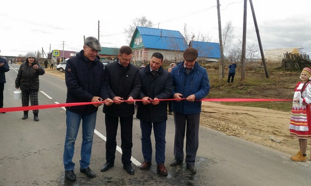 В Темниковском районе Мордовии открыли два участка дорог в рамках национального проекта