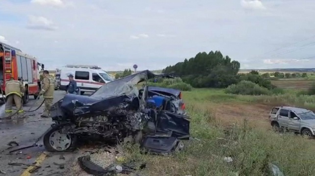 В Мордовии 3 человека погибли и 4 пострадали в результате столкновения Peugeot 207 и Audi 80