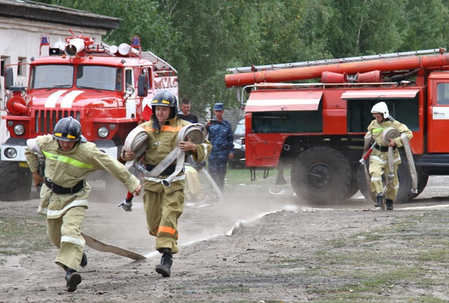 В УФСИН по Мордовии прошли соревнования по пожарно-прикладному спорту