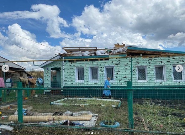 В Старошайговском районе более 60 домов после урагана остались без крыш