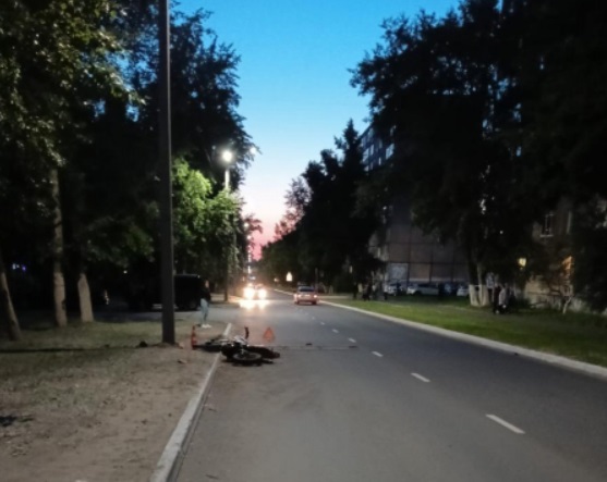 В Саранске водитель «Мазды 626» не пропустил мотоцикл, пострадал мотоциклист