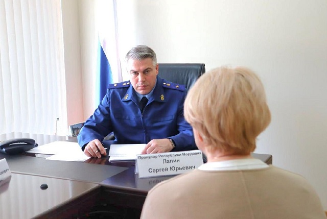 Прокурор Мордовии провел личный прием граждан в приемной Президента РФ в РМ