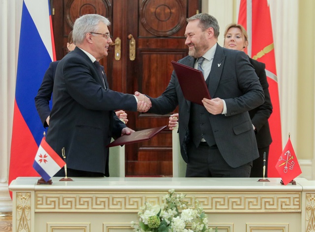 Госсобрание Мордовии и Заксобрание Санкт-Петербурга заключили Соглашение о сотрудничестве