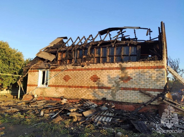 В Мордовии дети жарили хлеб на костре и сожгли свой дом
