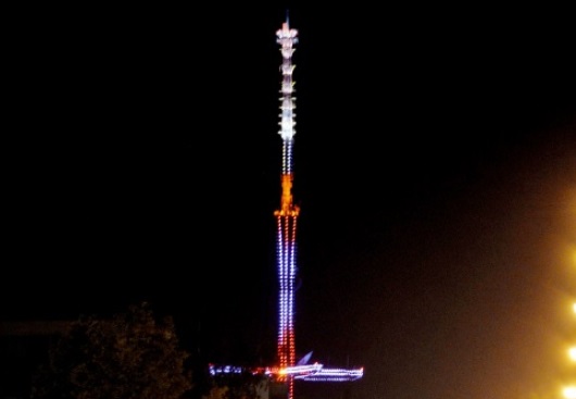 Телемачта РТРС в Саранске включит праздничную подсветку в День космонавтики